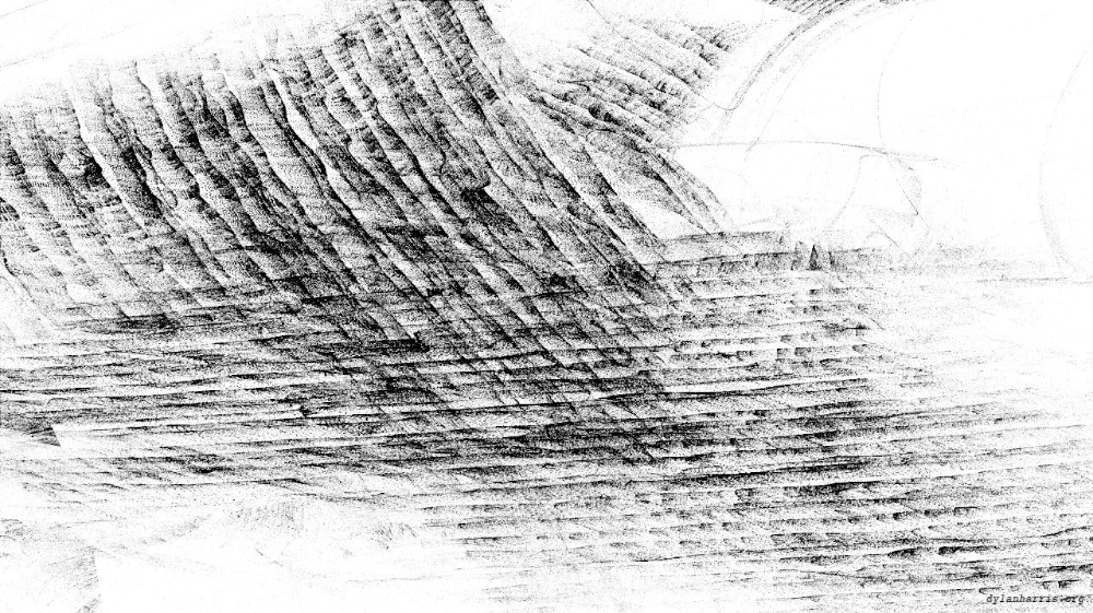 Image 'reflets &mdash; msg &mdash; abstract 1 bw new 2 6'.