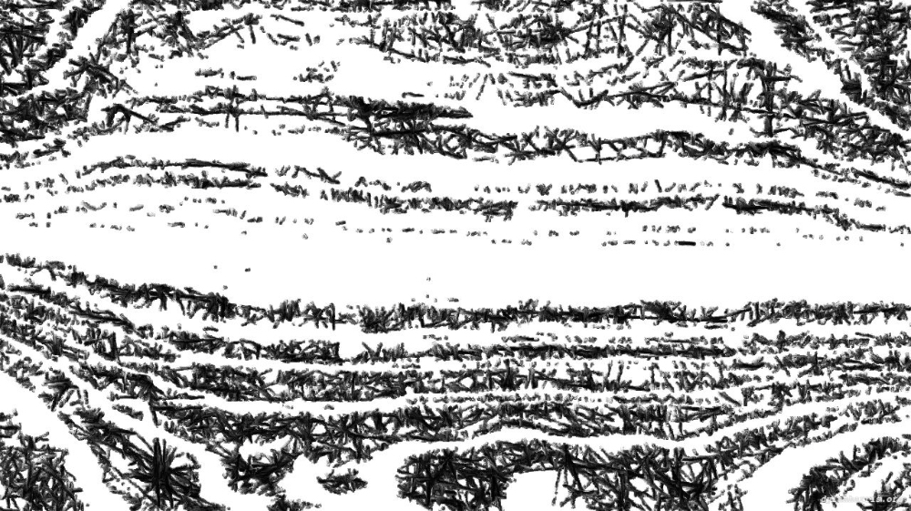 Image 'reflets &mdash; paint action sequence &mdash; BW sketch ideas 1 1 6'.