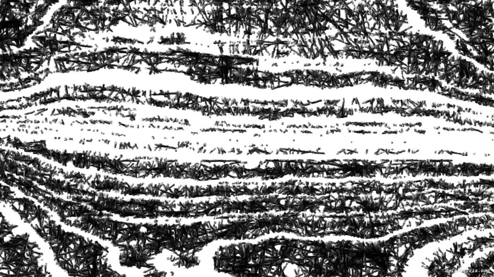 Image 'reflets &mdash; paint action sequence &mdash; BW sketch ideas 1 1 7'.