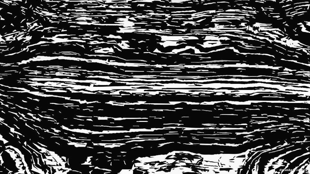 Image 'reflets &mdash; paint action sequence &mdash; BW sketch ideas 2 1'.