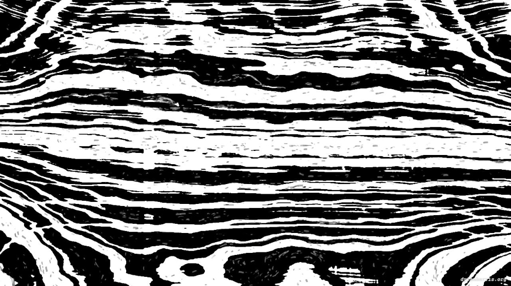 Image 'reflets &mdash; paint action sequence &mdash; BW sketch ideas 2 4'.