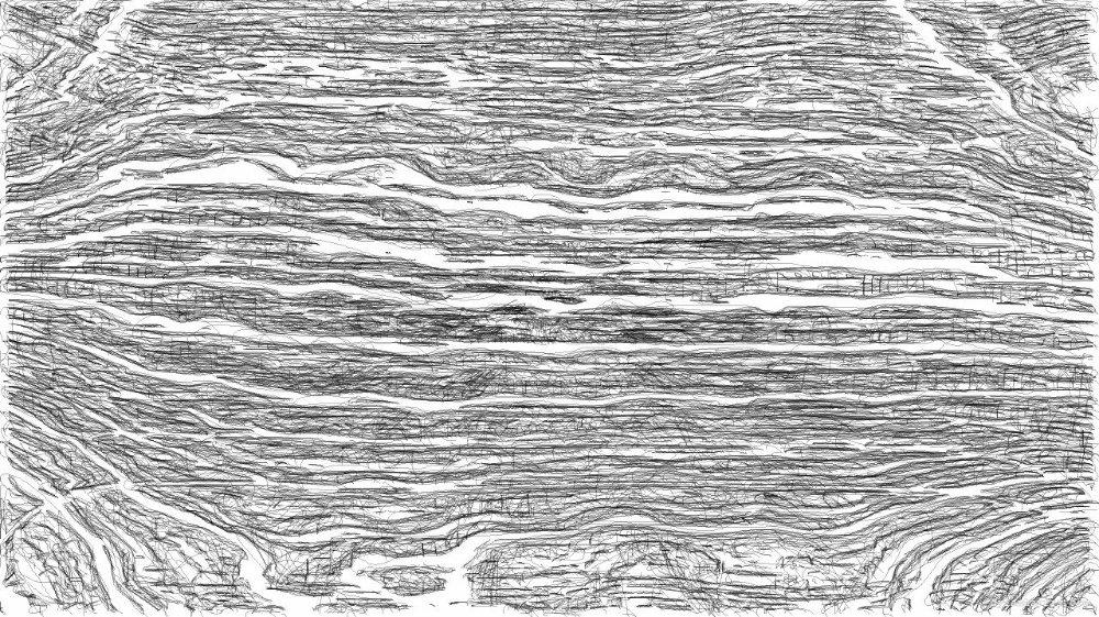 Image 'reflets &mdash; paint action sequence &mdash; BW sketch ideas 2 7'.