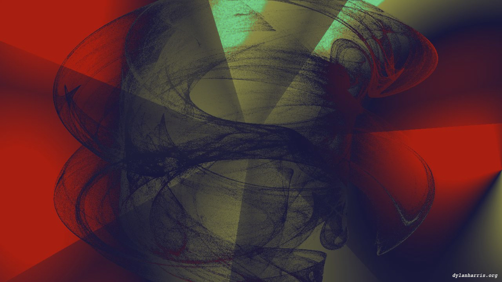 Image 'reflets &mdash; msg &mdash; variations 0 complex attractors 1 1'.