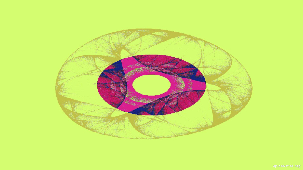 Image 'reflets &mdash; msg &mdash; variations 0 complex attractors 1 6'.