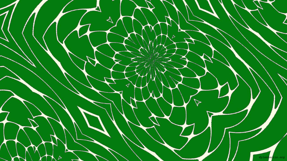 Image 'reflets &mdash; msg &mdash; variations 0 complex attractors 3 4'.