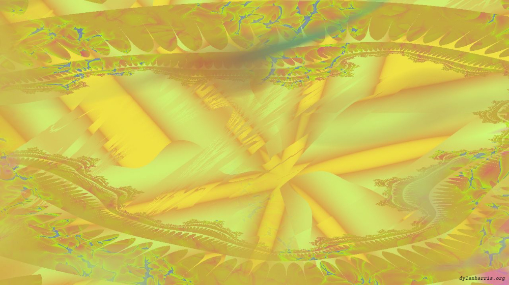 Image 'reflets &mdash; msg &mdash; variations 0 complex attractors 3 8'.