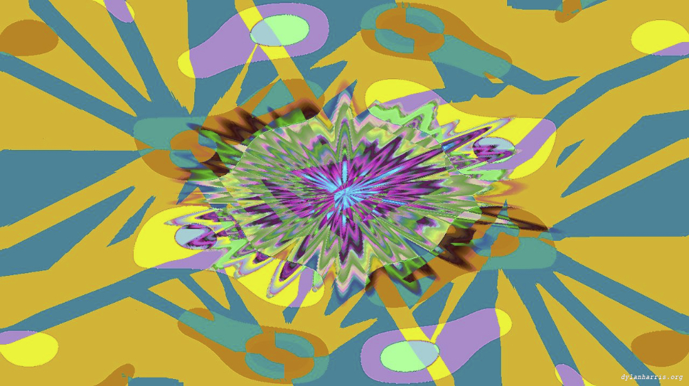 Image 'reflets &mdash; msg &mdash; variations 0 complex attractors 4 1'.