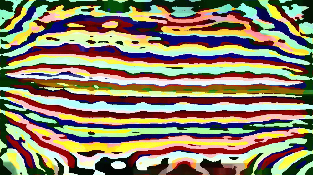 Image 'reflets &mdash; image operation &mdash; default canvas stylisers 3 6'.