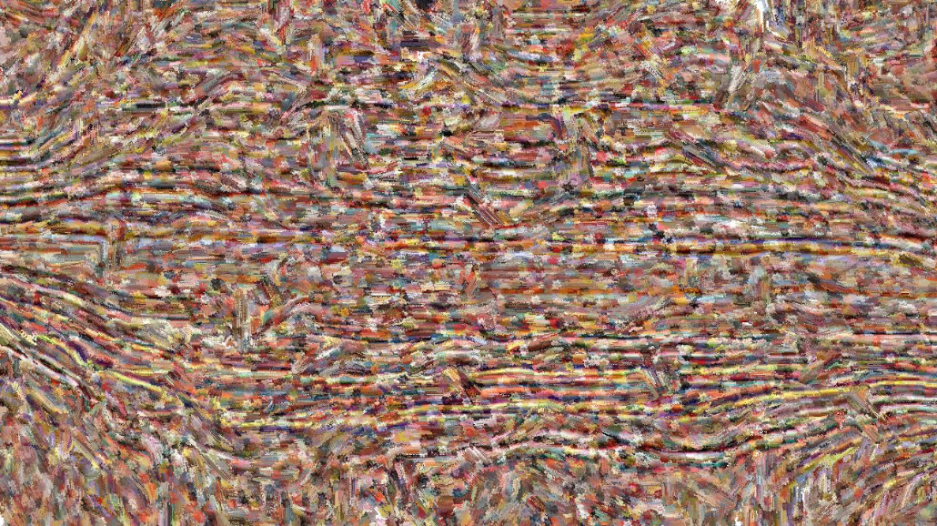 Image 'reflets &mdash; paint synthesiser classic &mdash; 3.0 collection canvas manipulation 7'.