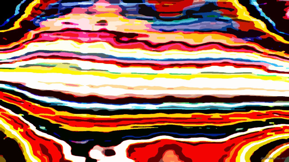 Image 'reflets &mdash; paint action sequence &mdash; cartoon 4'.