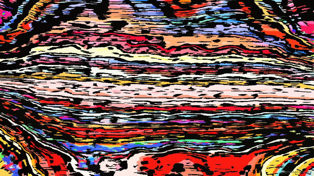 Image 'reflets &mdash; paint action sequence &mdash; cartoon 1 2'.