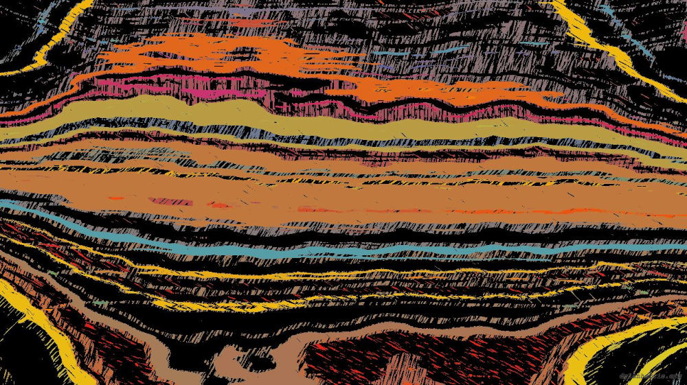 Image 'reflets &mdash; paint action sequence &mdash; cartoon 1 5'.