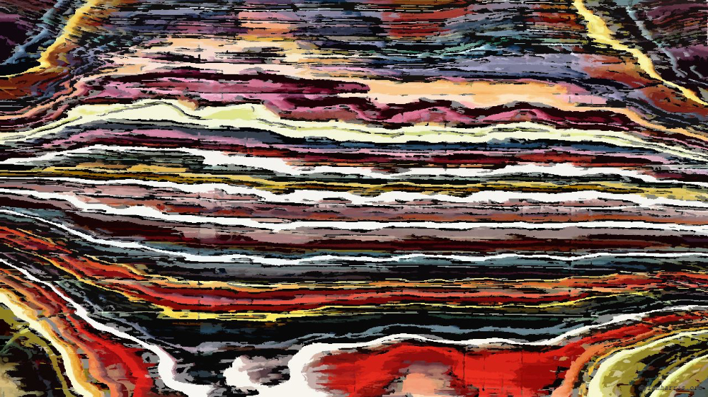 Image 'reflets &mdash; paint action sequence &mdash; cartoon 1 8'.