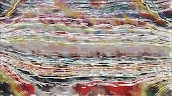 Second of 'reflets &mdash; paint synthesiser classic &mdash; cd hand drawn media dry media charcoal'.