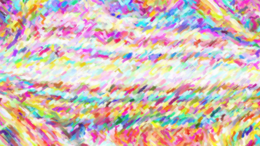 Image 'reflets &mdash; paint synthesiser classic &mdash; cd hand drawn media dry media crayon 1 4'.