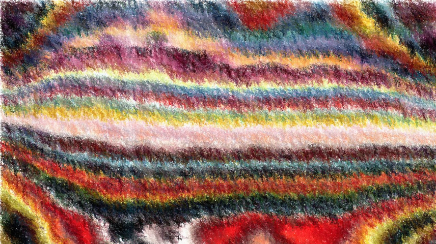 Image 'reflets &mdash; paint synthesiser classic &mdash; cd hand drawn media dry media drawing 1 5'.