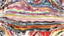 First of 'reflets &mdash; paint synthesiser classic &mdash; cd hand drawn media dry media drawing 2'.