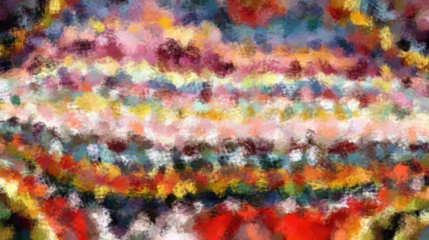 Image 'reflets &mdash; paint synthesiser classic &mdash; cd hand drawn media dry media pastel 2'.