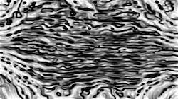 Fifth of 'reflets &mdash; paint synthesiser classic &mdash; cd hand drawn media dry media pencils 1'.