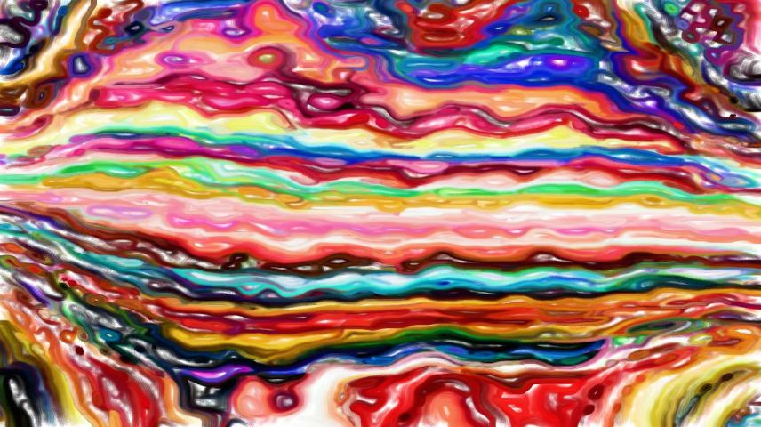 Image 'reflets &mdash; paint synthesiser classic &mdash; cd hand drawn media dry media pencils 2 1'.