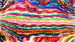 First of 'reflets &mdash; paint synthesiser classic &mdash; cd hand drawn media dry media pencils 2'.