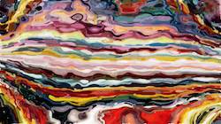 Fifth of 'reflets &mdash; paint synthesiser classic &mdash; cd hand drawn media graphic media ink 1'.