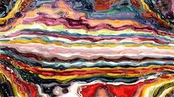 Eighth of 'reflets &mdash; paint synthesiser classic &mdash; cd hand drawn media graphic media ink 1'.