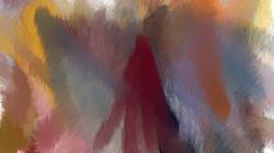 Fifth of 'reflets &mdash; paint synthesiser classic &mdash; cd hand drawn media wet media oil 1'.