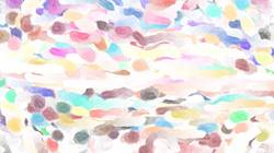 Sixth of 'reflets &mdash; paint synthesiser classic &mdash; cd hand drawn media wet media oil 1'.