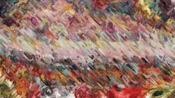 Fourth of 'reflets &mdash; paint synthesiser classic &mdash; cd hand drawn media wet media oil 2'.