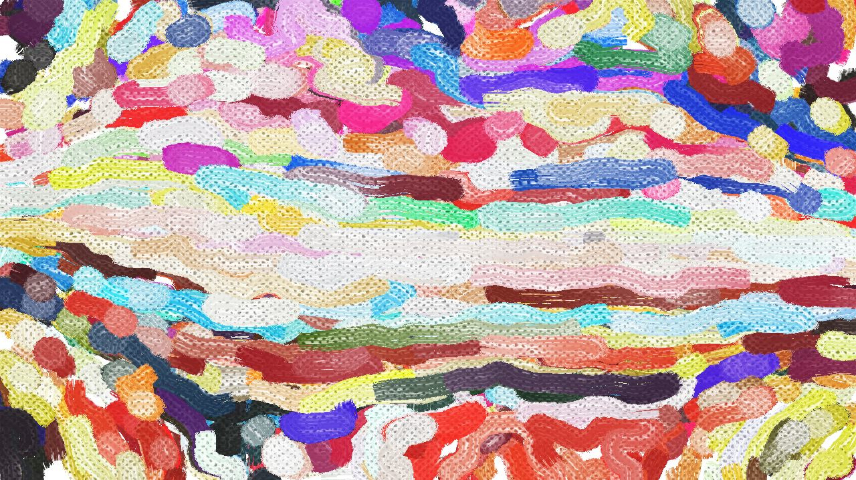 Image 'reflets &mdash; paint synthesiser classic &mdash; cd hand drawn media wet media oil 4 6'.