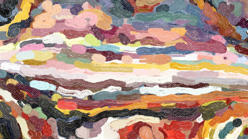 Image 'reflets &mdash; paint synthesiser classic &mdash; cd hand drawn media wet media oil 4 8'.