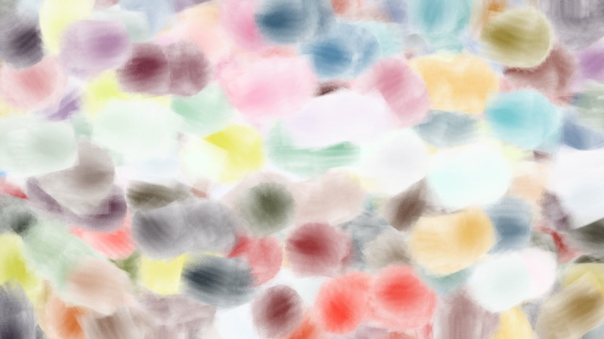 Image 'reflets &mdash; paint synthesiser classic &mdash; cd hand drawn media wet media wet 2 1'.