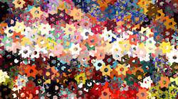 Eighth of 'reflets &mdash; paint synthesiser classic &mdash; speciality colour examples 1 2'.