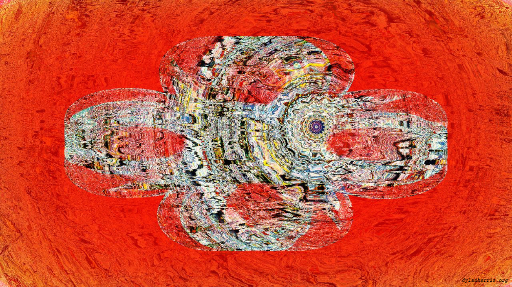 Image 'reflets &mdash; msg &mdash; variations 1 centred 1 8'.