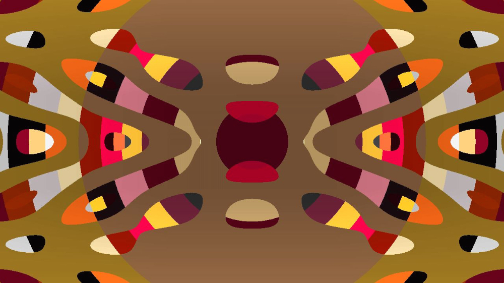 Image 'reflets &mdash; msg &mdash; abstract circular 1 2 8'.