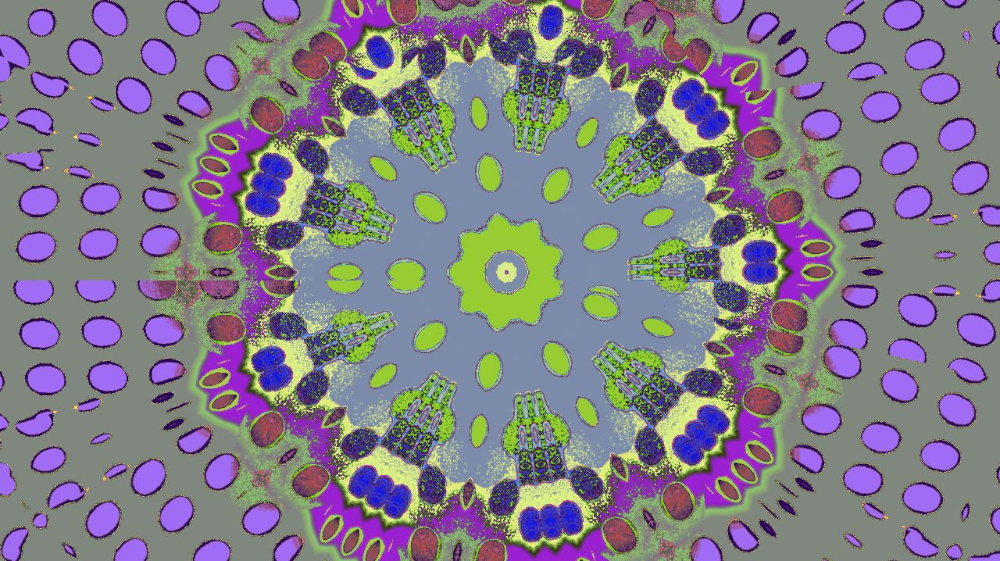 Image 'reflets &mdash; msg &mdash; abstract circular 1 3 7'.