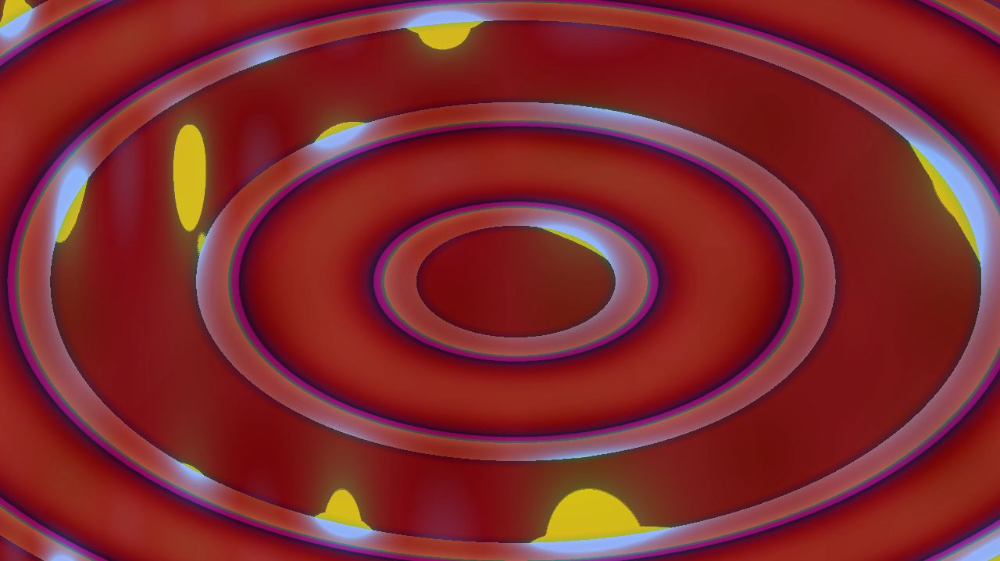 Image 'reflets &mdash; msg &mdash; abstract circular 1 4 7'.