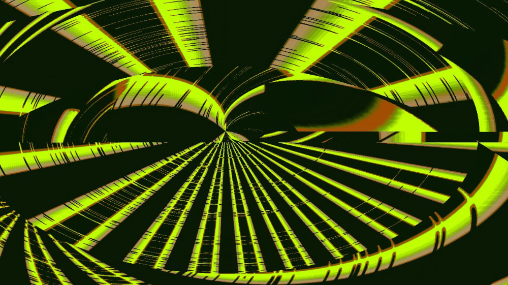 Image 'reflets &mdash; msg &mdash; abstract circular 1 5 7'.