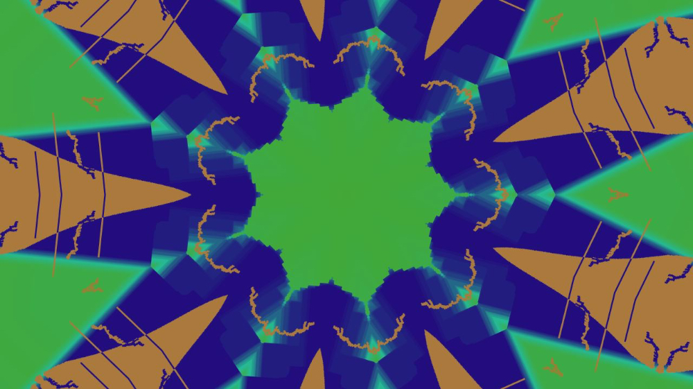 Image 'reflets &mdash; msg &mdash; abstract circular 1 6 4'.