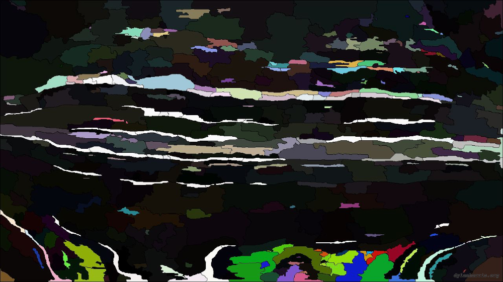 Image 'reflets &mdash; paint action sequence &mdash; cool stuff 5'.