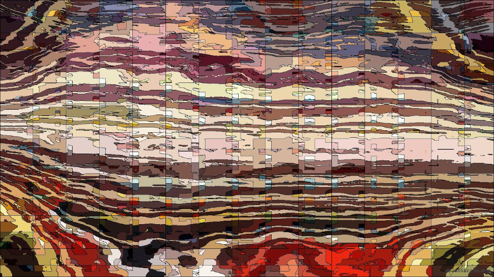 Image 'reflets &mdash; paint action sequence &mdash; cool stuff 7'.