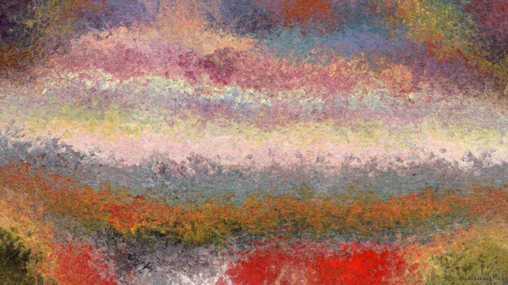 Image 'reflets &mdash; paint action sequence &mdash; canvas processors 4'.