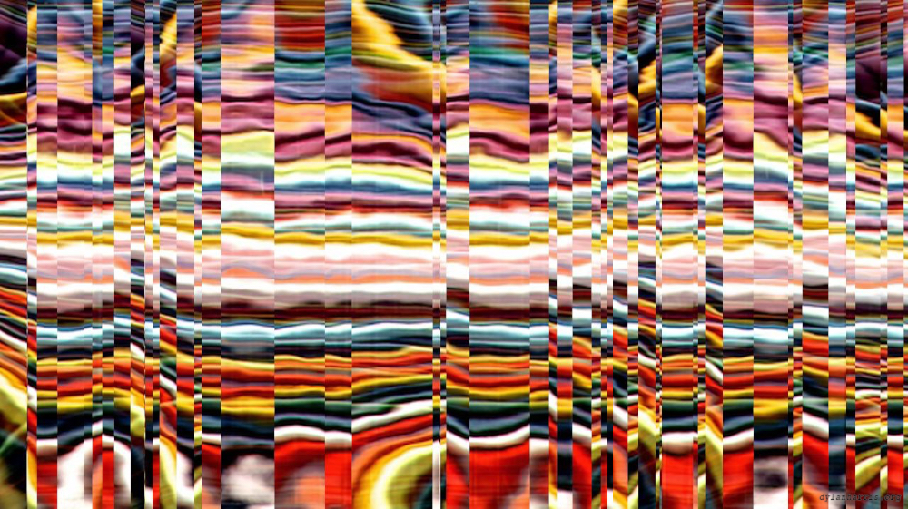 Image 'reflets &mdash; paint action sequence &mdash; canvas processors 5'.