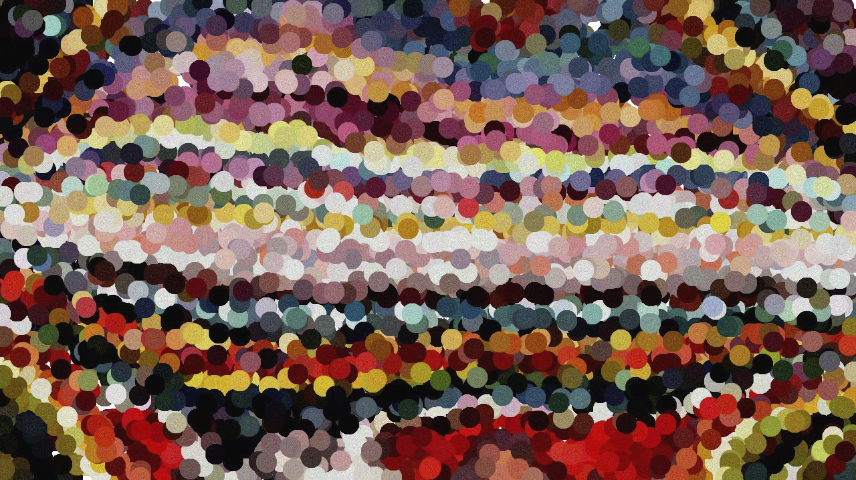 Image 'reflets &mdash; paint synthesiser classic &mdash; users chuck&rsquo;s particle brushes 4'.