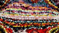 Fourth of 'reflets &mdash; paint synthesiser classic &mdash; users chuck&rsquo;s particle brushes'.