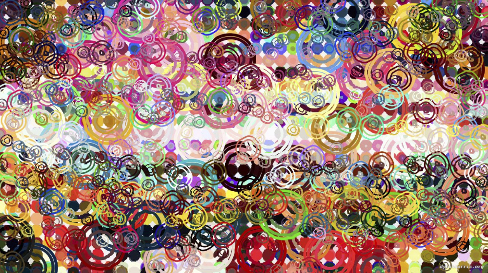 Image 'reflets &mdash; paint action sequence &mdash; colour rendition 6'.