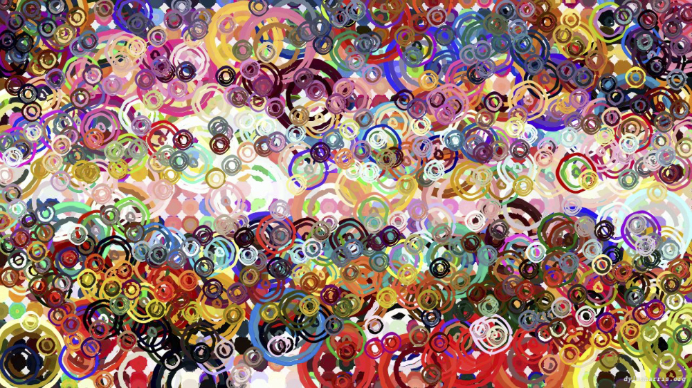 Image 'reflets &mdash; paint action sequence &mdash; colour rendition 7'.