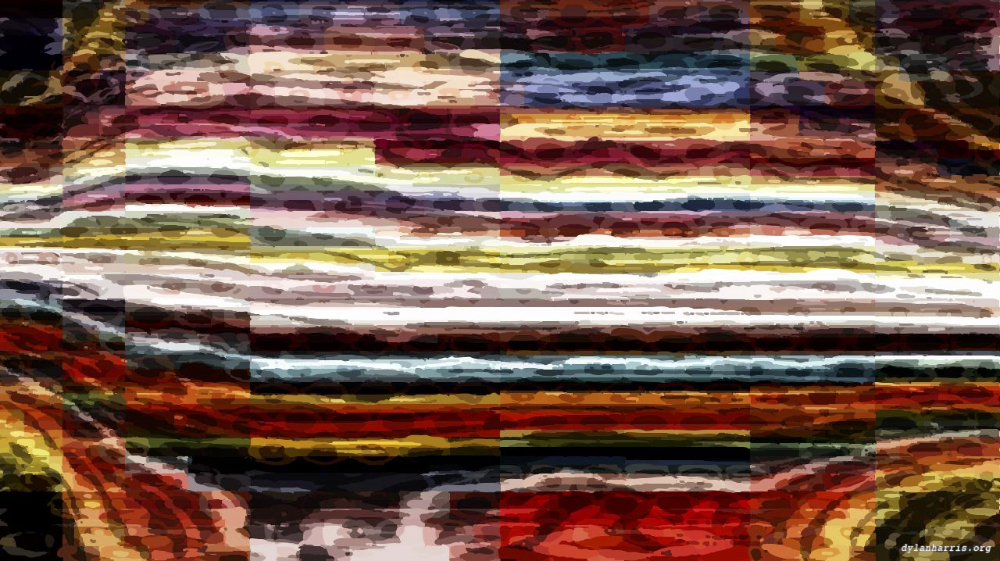 Image 'reflets &mdash; paint action sequence &mdash; colour rendition 2'.