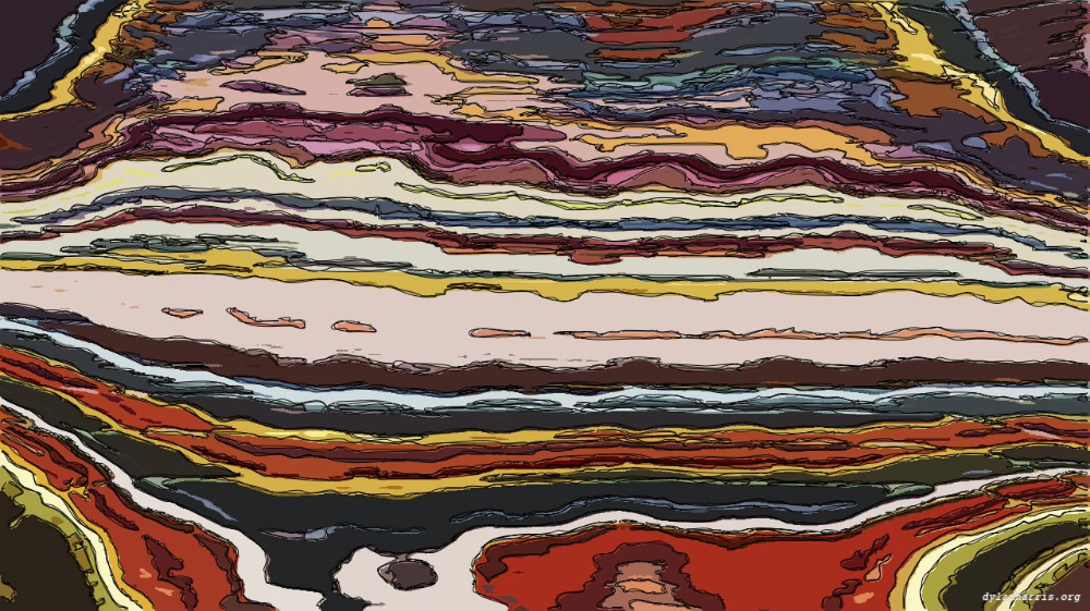 Image 'reflets &mdash; paint action sequence &mdash; cartoon styles 1 3'.